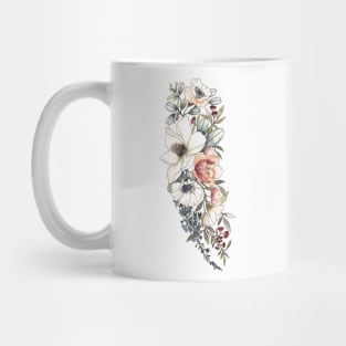 Magnolia Flowers Mug